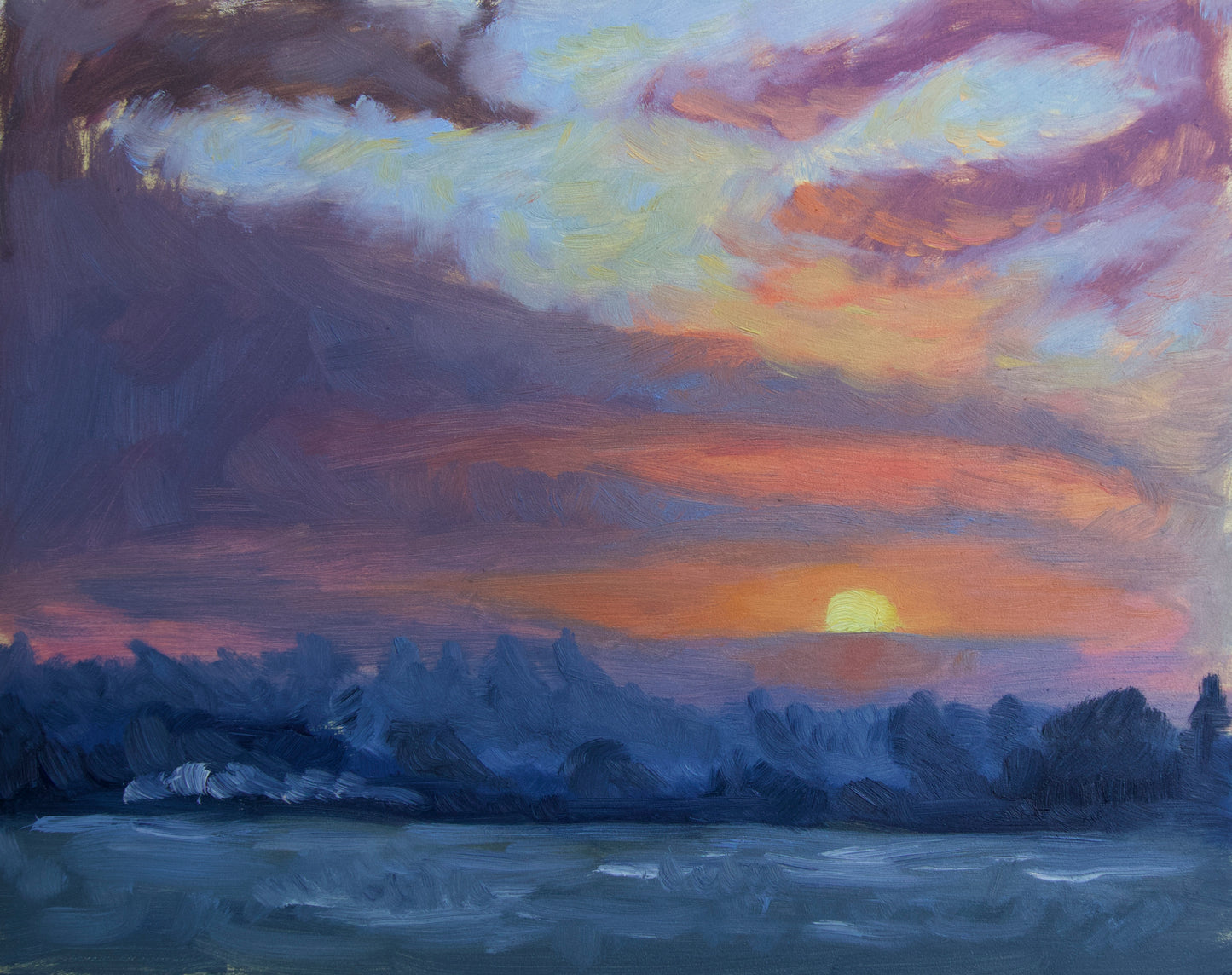 Violet Sky Sunset