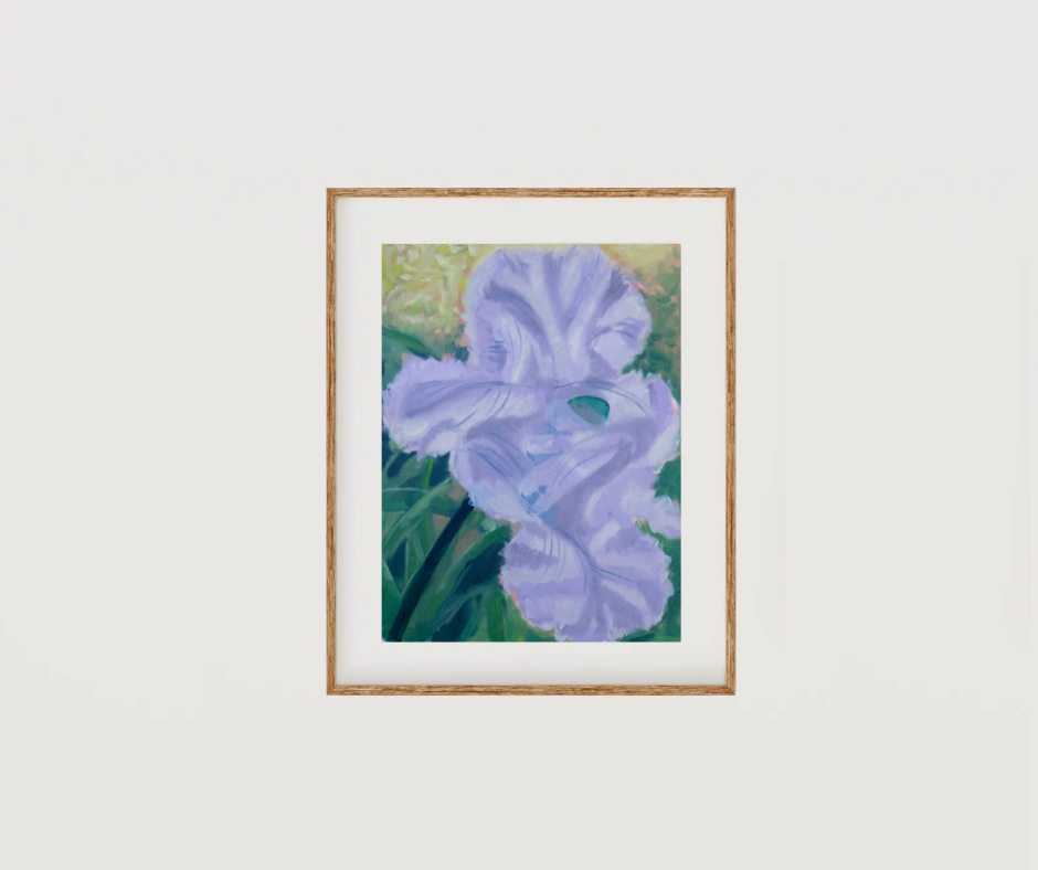 Blue Iris Print