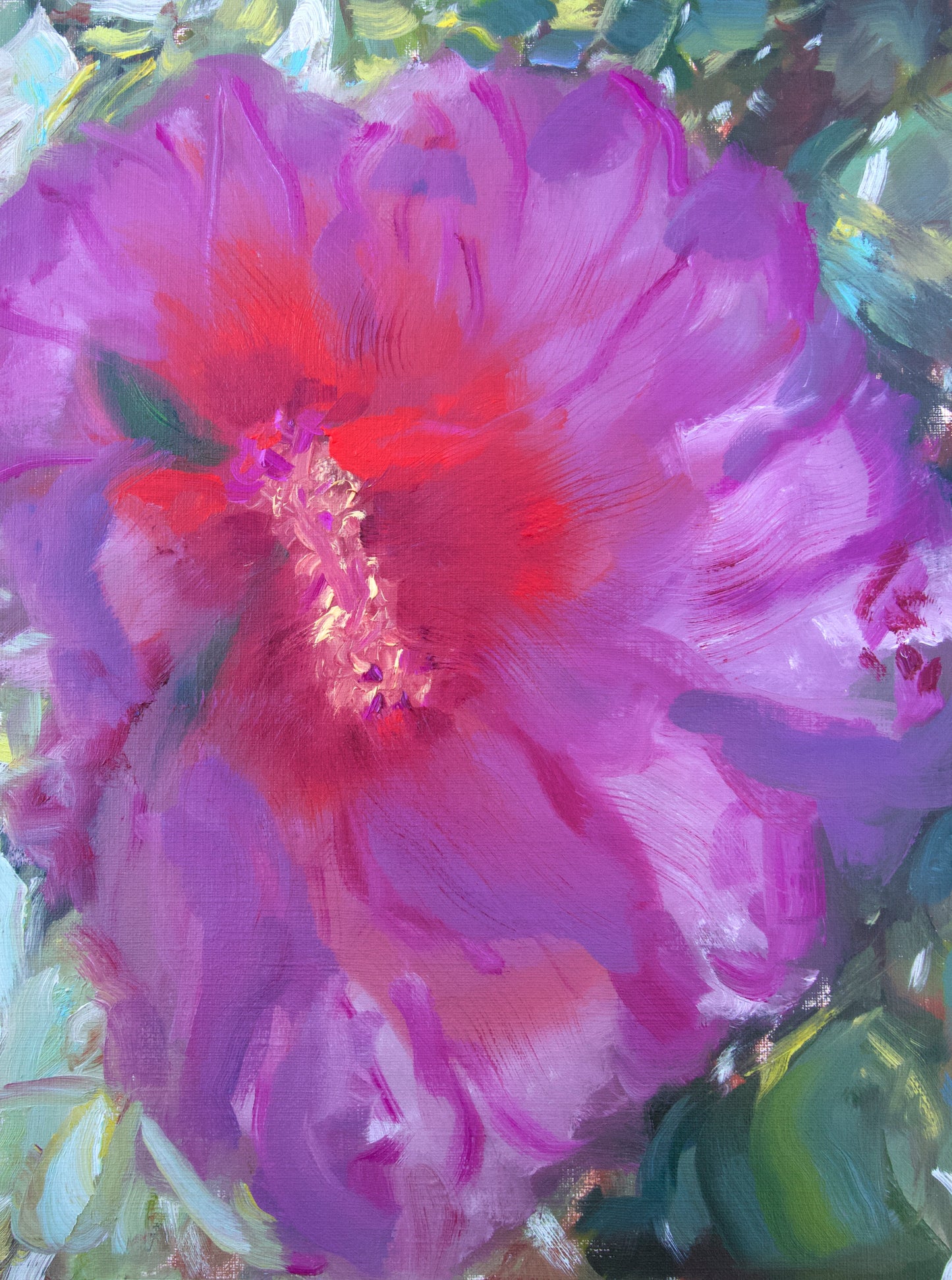 Hibiscus Flower - Black Frame