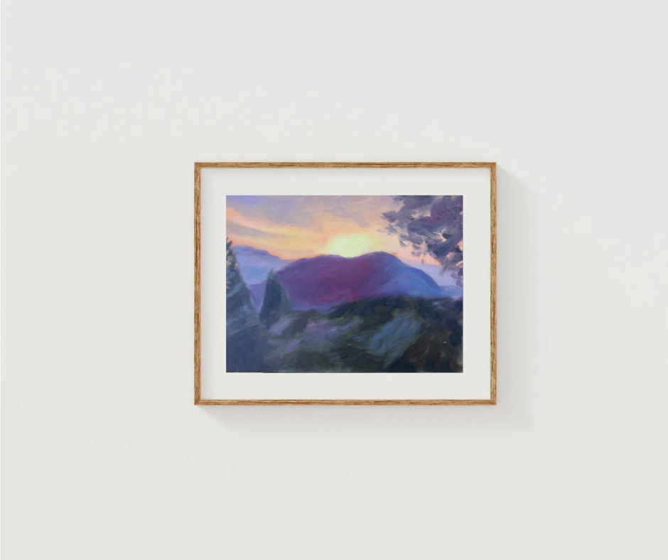 Mountain Morning Print