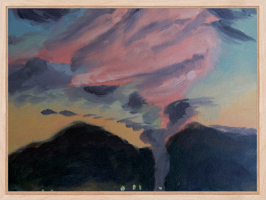 Sunset Over the Mountains