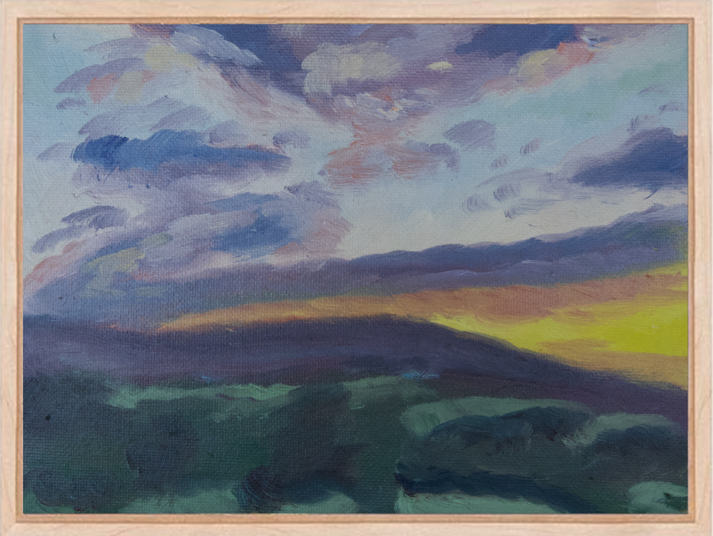 Rolling Hills at Sunset