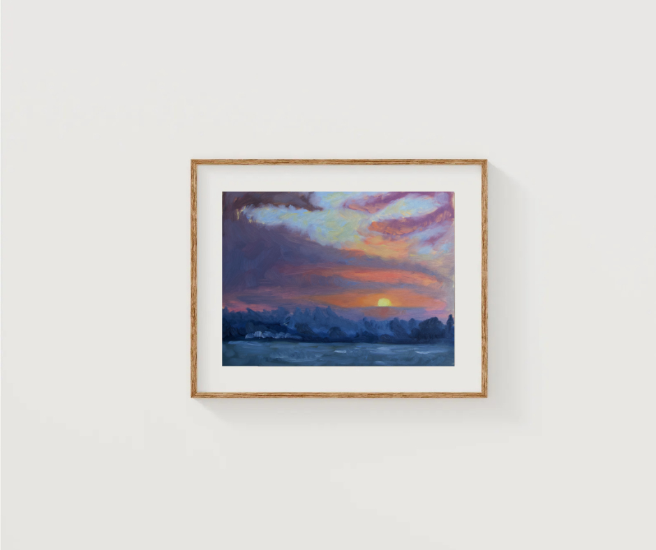 Violet Sky Sunset