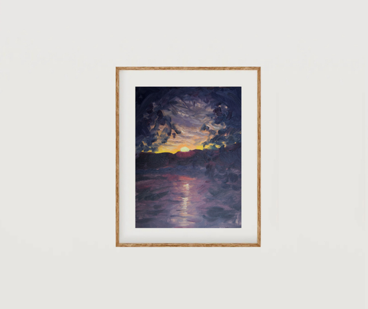 Stormy Sunset Print