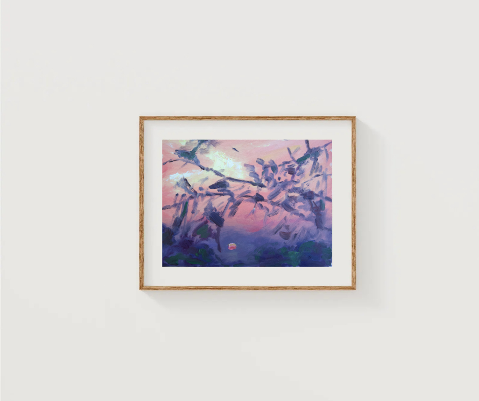 Sunset & Vines Print