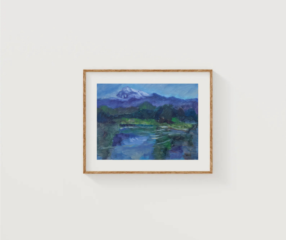 Blue Mountain Lake Print