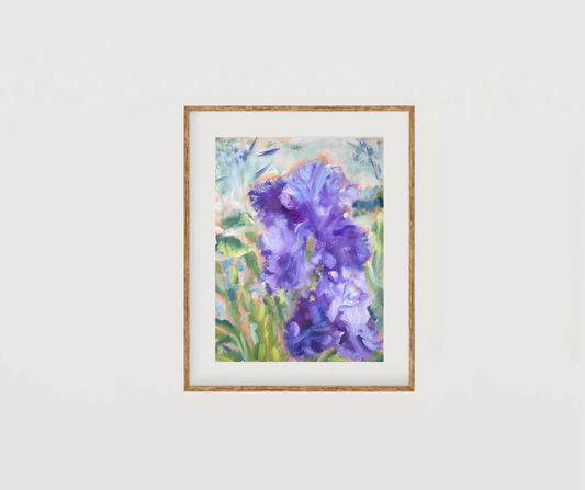 May Irises Print