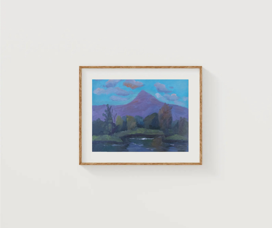 Purple Mountain Print