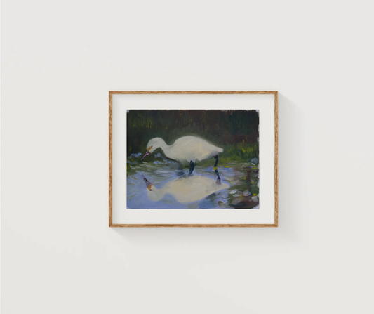 Small Egret Print