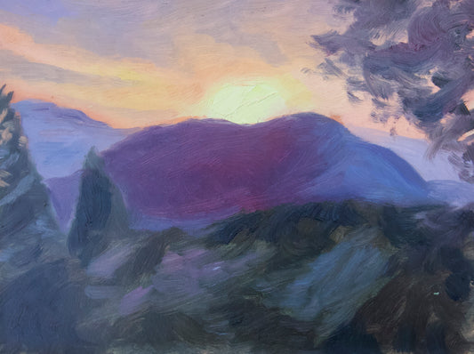 Morning Light Over the Mountain